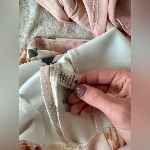 Women’s Calvin Klein pink floral scuba dress size 4 - Picture 9 of 9